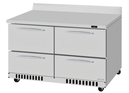 Turbo Air PWR-48-D4-FB-N PRO Worktop Refrigerators - PWR-48-D4-FB-N