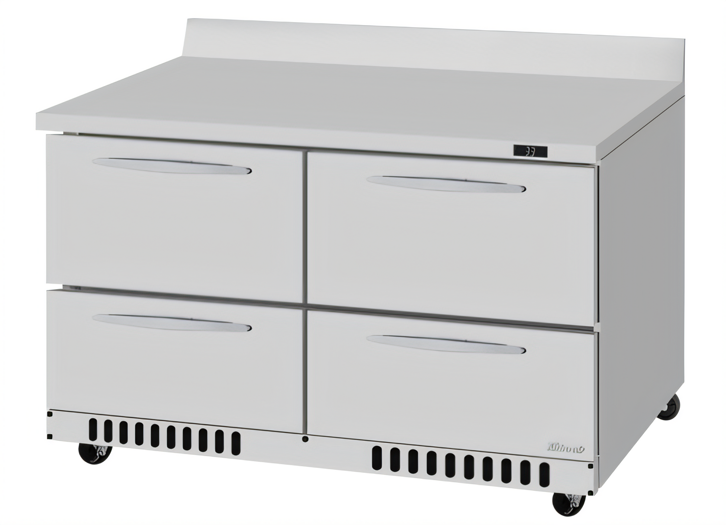 Turbo Air PWR-48-D4-FB-N PRO Worktop Refrigerators - PWR-48-D4-FB-N