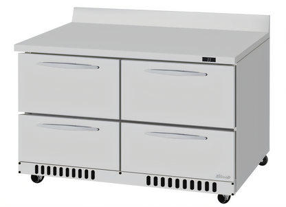 Turbo Air PWR-48-D4-FB-N PRO Worktop Refrigerators - PWR-48-D4-FB-N
