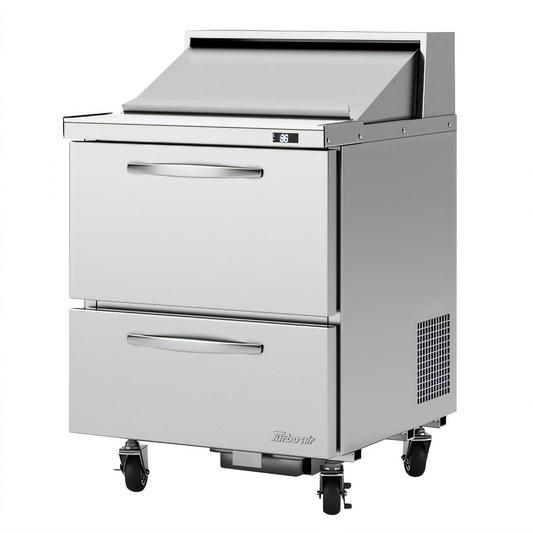 Turbo Air PST-28-D2-N PRO Prep Tables - PST-28-D2-N
