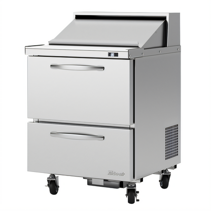 Turbo Air PST-28-D2-N PRO Prep Tables - PST-28-D2-N