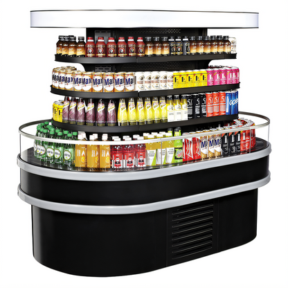 Turbo Air TIOM-20RSRB-N Countertop Refrigerated Display Cases - TIOM-20RSRB-N