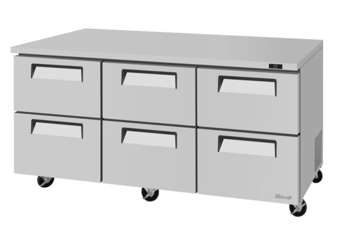 Turbo Air TUR-72SD-D6-N Super Deluxe Reach-in Refrigerators