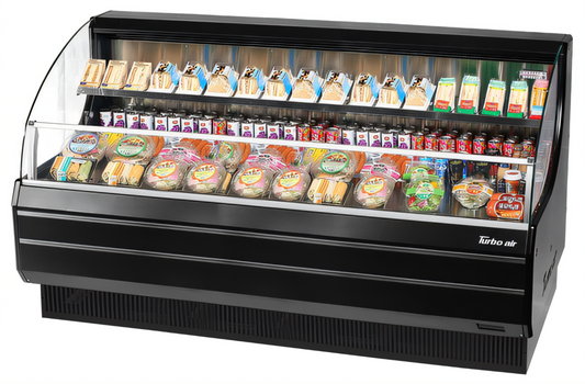 Turbo Air TOM-75LW(B)-N Open-Air Coolers - TOM-75LW(B)-N