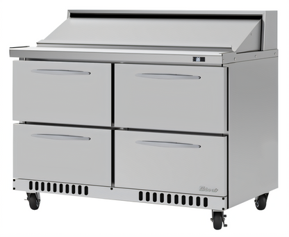 Turbo Air PST-48-D4-FB-N PRO Prep Tables - PST-48-D4-FB-N