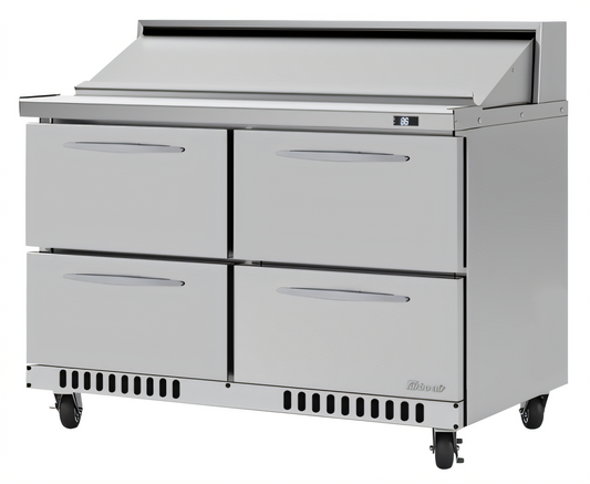 Turbo Air PST-48-D4-FB-N PRO Prep Tables - PST-48-D4-FB-N