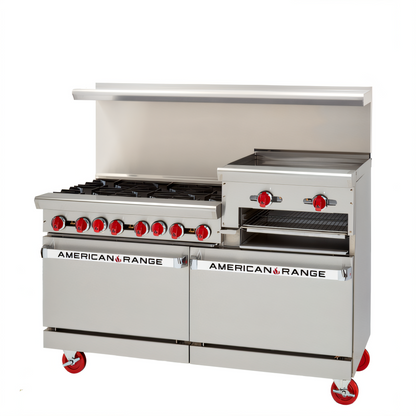 American Range Gas Ranges - AR-6B-24RG-126L-SBR