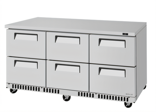 Turbo Air TUR-72SD-D6-FB-N Super Deluxe Reach-in Refrigerators