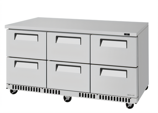 Turbo Air TUR-72SD-D6-FB-N Super Deluxe Reach-in Refrigerators