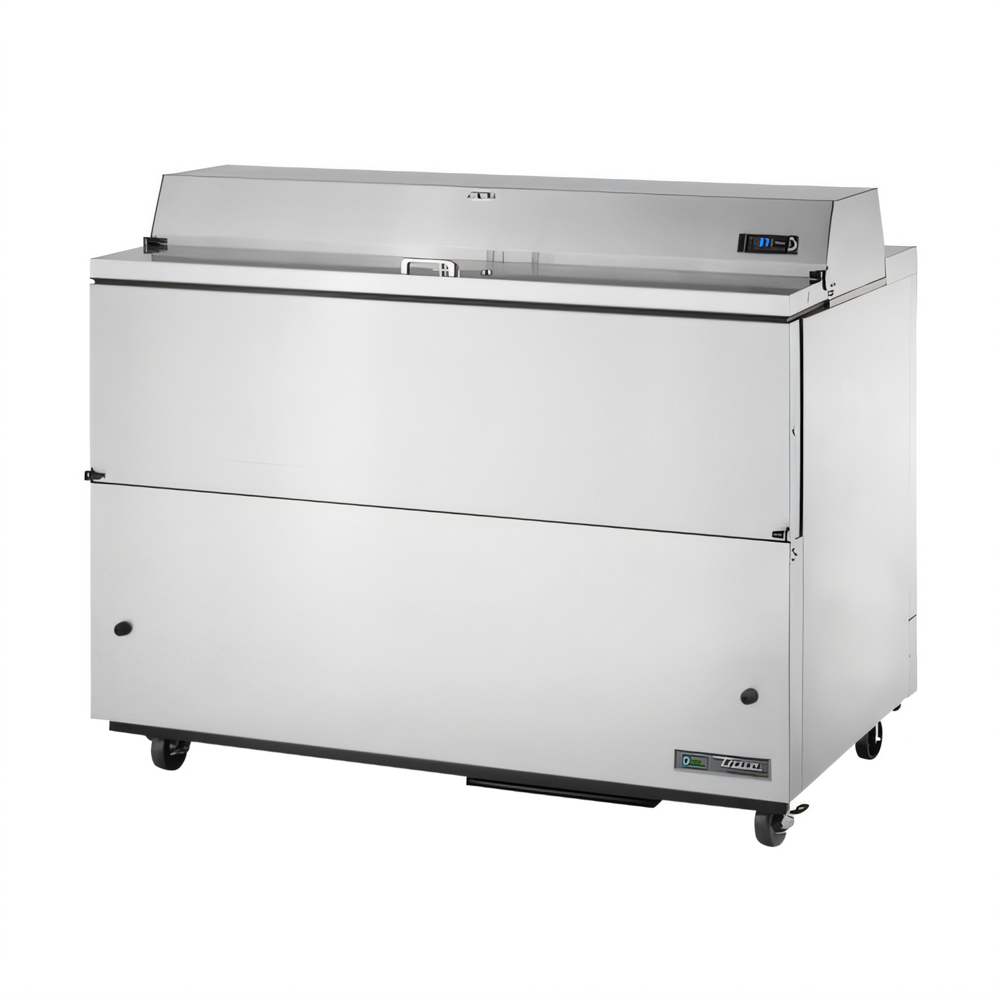 True Mfg True TMC-58-S-HC Mobile School Milk Cooler, Forced-Air, 16-Crate Capacity, Stainless Steel - TMC-58-S-HC