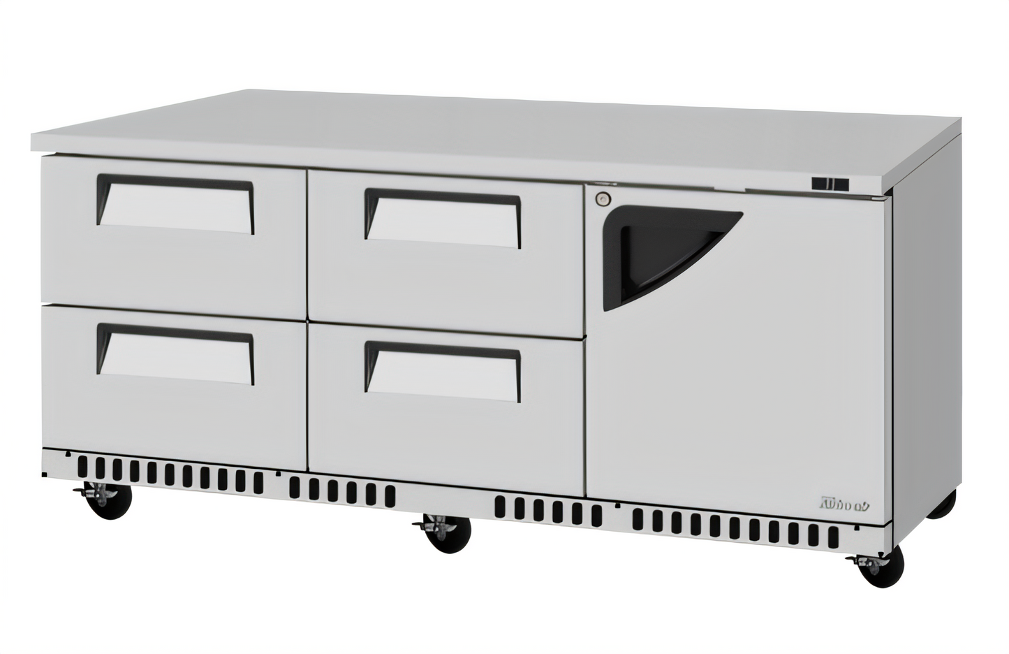 Turbo Air TUR-72SD-D4R(L)-FB-N Super Deluxe Reach-in Refrigerators - TUR-72SD-D4R(L)-FB-N