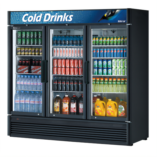 Turbo Air TGM-72SD-N Super Deluxe Glass Door Merchandisers - TGM-72SD-N
