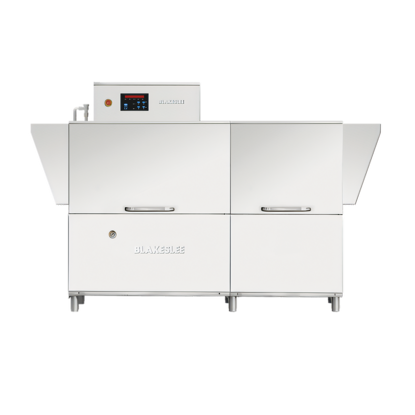 Blakeslee RC86 High-Temp Conveyor Dishwasher with Prewash, Double Rinse, and Booster