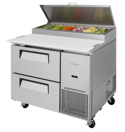 Turbo Air TPR-44SD-D2-N Super Deluxe Prep Tables - TPR-44SD-D2-N