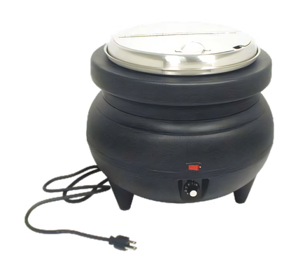Structural Concepts Admiral Craft 11.4 Qt Countertop Soup Kettle with Stainless Steel Insert and Lid - SK-500W