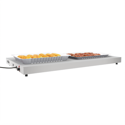 Structural Concepts KoolMore 36-Inch Commercial Countertop Warming Shelf with Marine Edge - KM-WS36