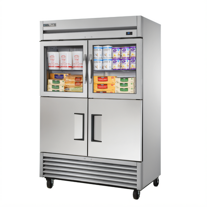 True Mfg. - General Foodservice  Reach-in Refrigerators - TS-49-2-G-2-HC~FGD01