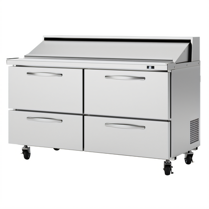 Turbo Air PST-60-D4-N PRO Prep Tables - PST-60-D4-N