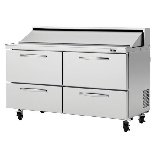 Turbo Air PST-60-D4-N PRO Prep Tables - PST-60-D4-N