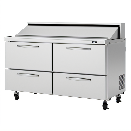 Turbo Air PST-60-D4-N PRO Prep Tables - PST-60-D4-N