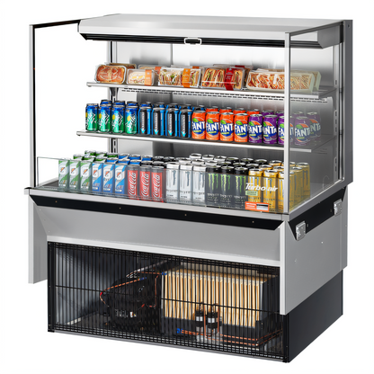 Turbo Air TOM-48L-UF-S-3SI-N Countertop Refrigerated Display Cases - TOM-48L-UF-S-3SI-N