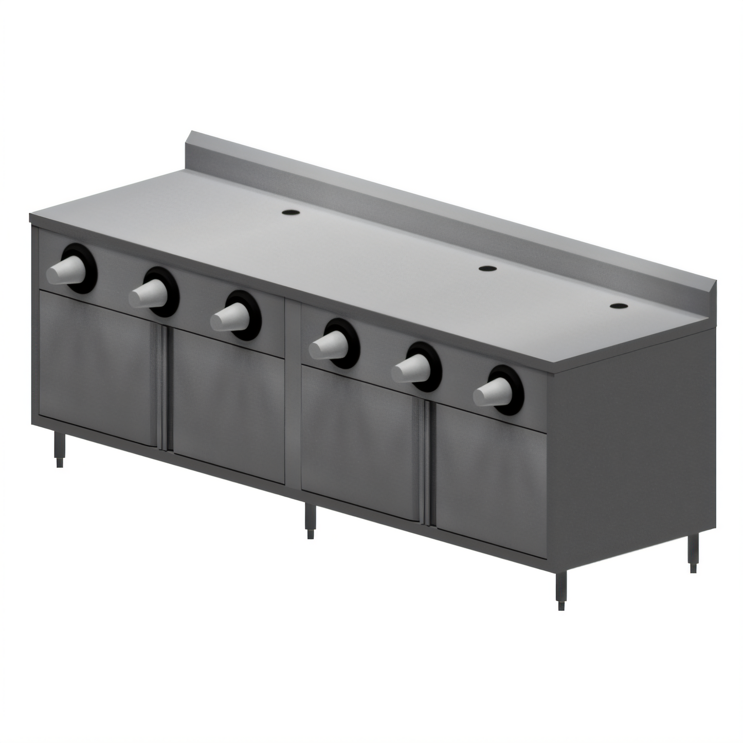BK Resources MOD-BEVT Stainless Steel Prep Tables - MOD-BEVT