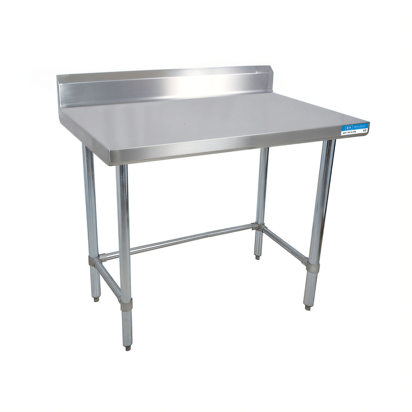 BK Resources SVTR5OB-9630 Stainless Steel Prep Tables - SVTR5OB-9630
