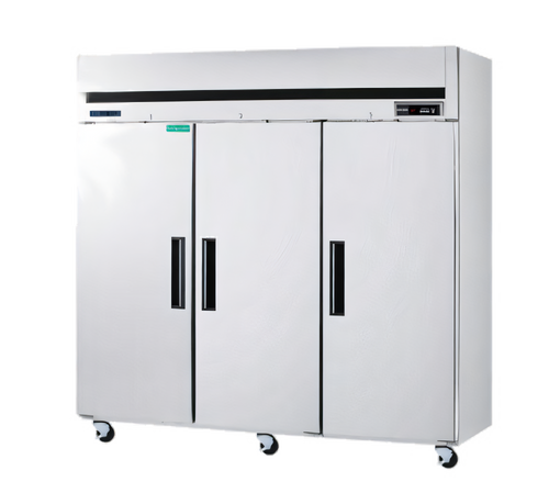Maxx Cold MCFT-72FDHC Three-Section Upright Reach-In Freezer - 66.7 cu. ft.