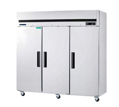 Maxx Cold MCFT-72FDHC Three-Section Upright Reach-In Freezer - 66.7 cu. ft.