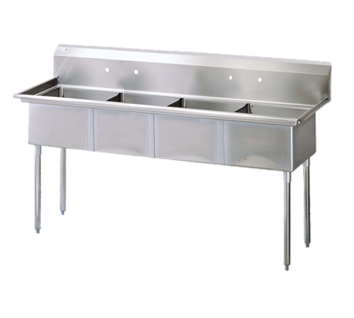 Turbo Air TSA-4-N Compartment Sinks - TSA-4-N