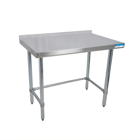 BK Resources SVTROB-9630 Stainless Steel Prep Tables - SVTROB-9630