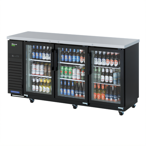Turbo Air TBB-24-72SGD-N Super Deluxe Back Bar Coolers - TBB-24-72SGD-N