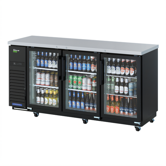 Turbo Air TBB-24-72SGD-N Super Deluxe Back Bar Coolers - TBB-24-72SGD-N