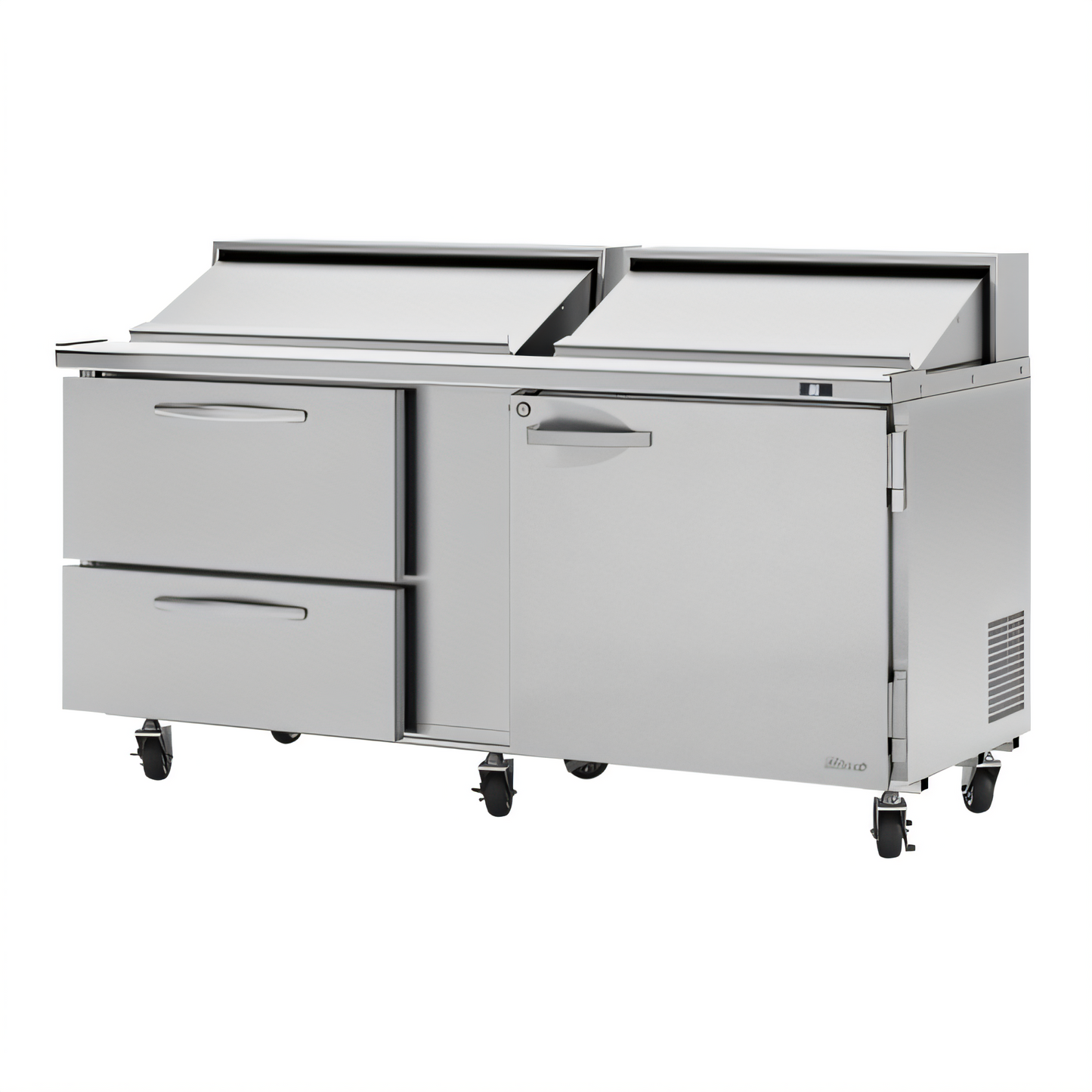 Turbo Air PST-72-D2R(L)-N PRO Prep Tables - PST-72-D2R(L)-N