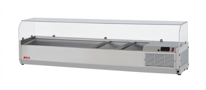 Turbo Air CTST-1500G-N E-line Refrigerated Prep Tables - CTST-1500G-N