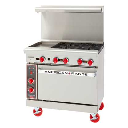 American Range  Gas Ranges - ARGF-12G-4B-SB