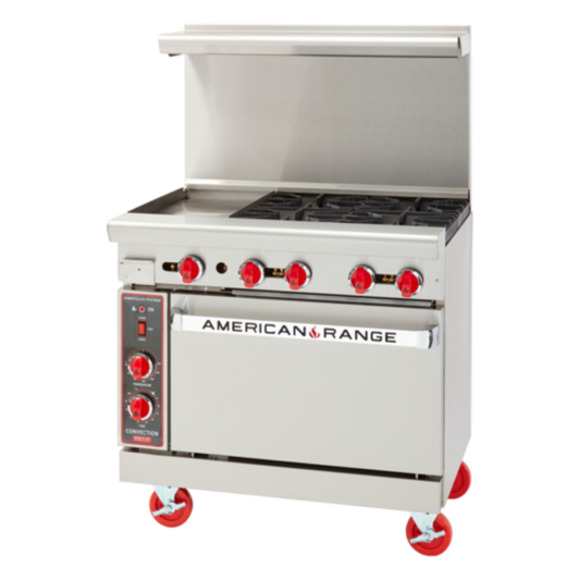 American Range  Gas Ranges - ARGF-12G-4B-SB