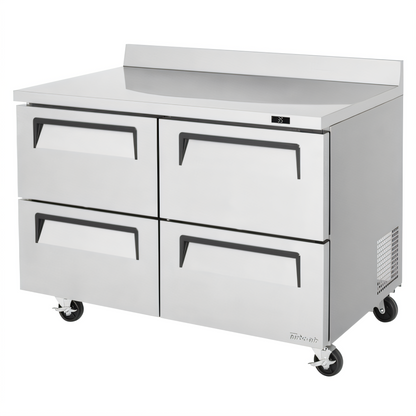 Turbo Air TWR-48SD-D4-N Super Deluxe Worktop Refrigerators - TWR-48SD-D4-N