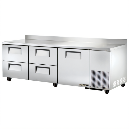 True Mfg. - General Foodservice TWT-93D-4-HC Worktop Refrigerators - TWT-93D-4-HC