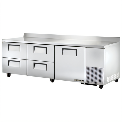 True Mfg. - General Foodservice TWT-93D-4-HC Worktop Refrigerators - TWT-93D-4-HC