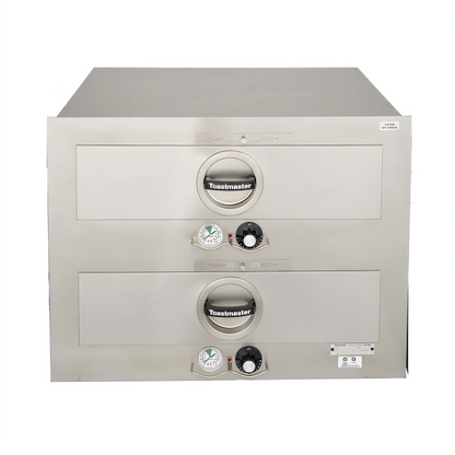Structural Concepts Toastmaster Built-In 2-Drawer Food Warming Drawer with Thermostatic Controls - 3B80AT09