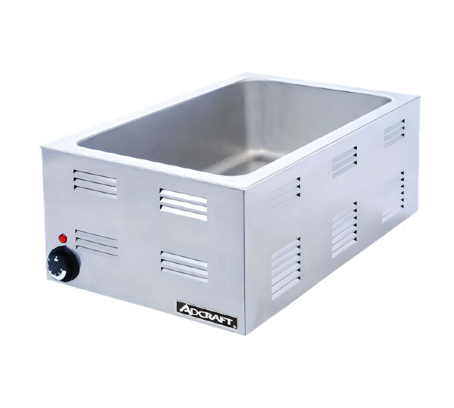 Structural Concepts Admiral Craft Full-Size Electric Countertop Food Warmer, Wet Well, Base Only - FW-1200W
