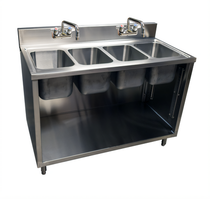 BK Resources CSTR5-4-1014-PG Compartment Sinks - CSTR5-4-1014-PG