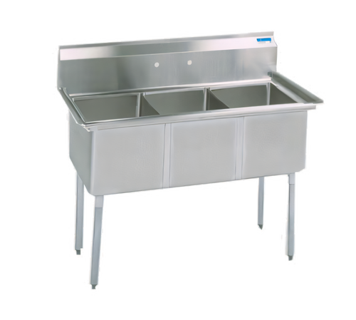 BK Resources BKS-3-18-12 Compartment Sinks - BKS-3-18-12