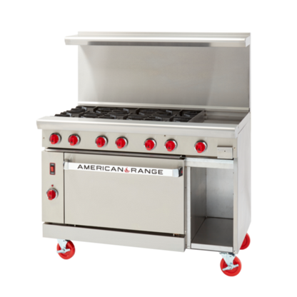 American Range  - ARGF-12G-6B-126L-SBR Gas Ranges