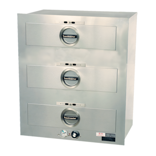 Structural Concepts Toastmaster 3-Drawer Built-In Drawer Warmer with Thermostatic Controls - 3C80AT09