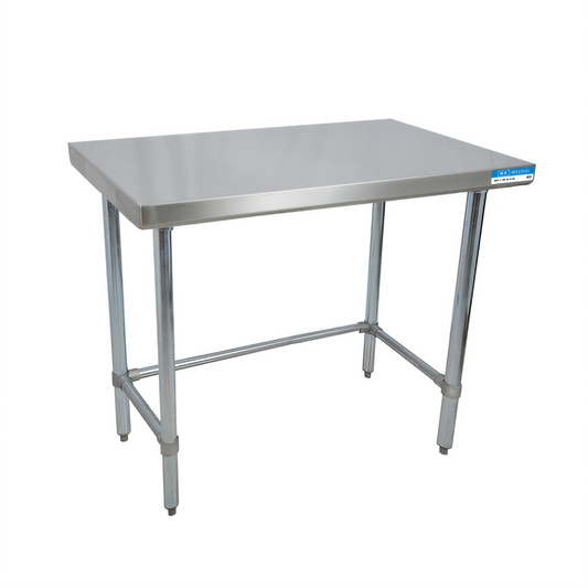 BK Resources CVTOB-3624 Stainless Steel Prep Tables - CVTOB-3624