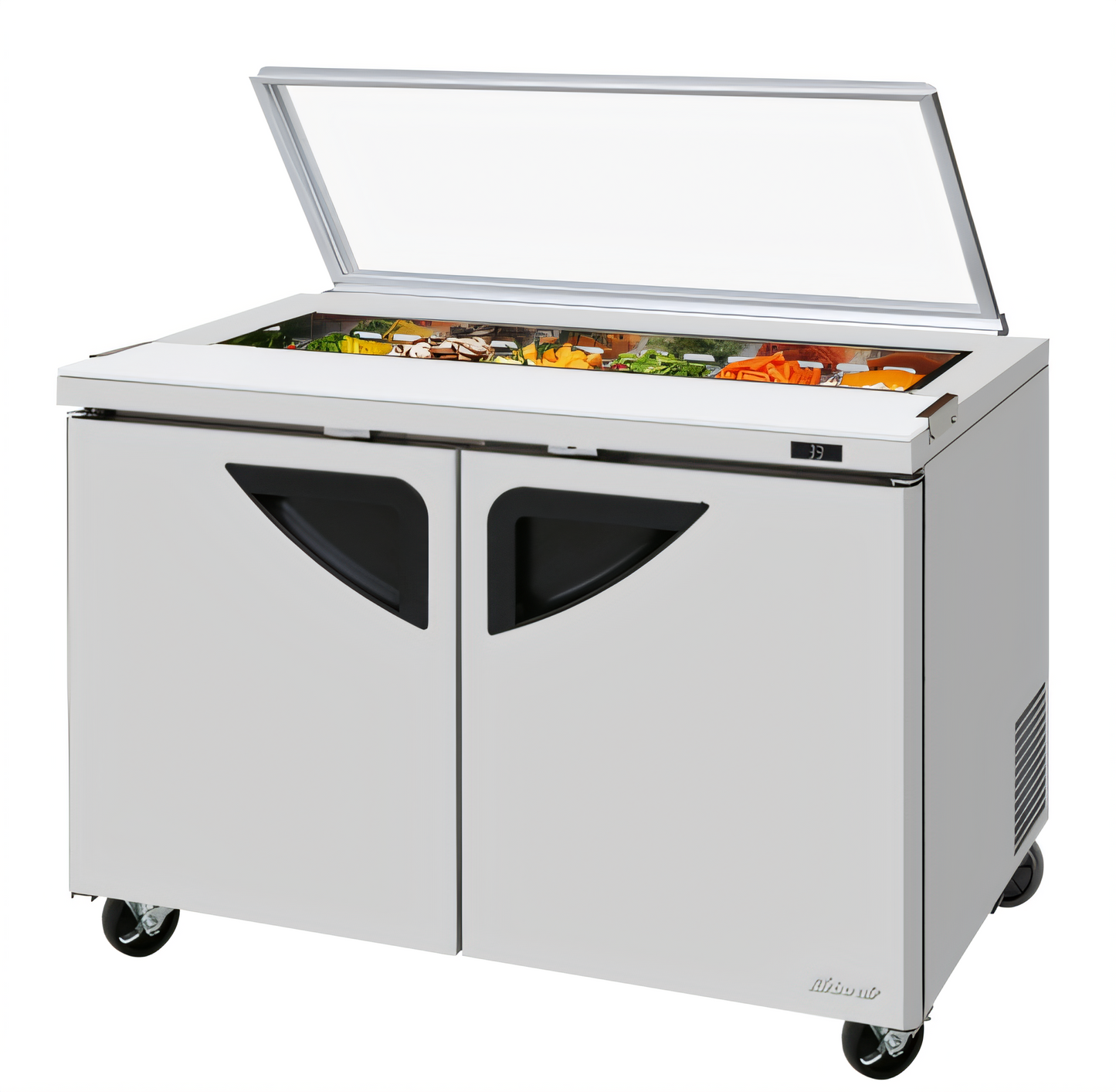 Turbo Air TST-48SD-N-GL Super Deluxe Prep Tables - TST-48SD-N-GL