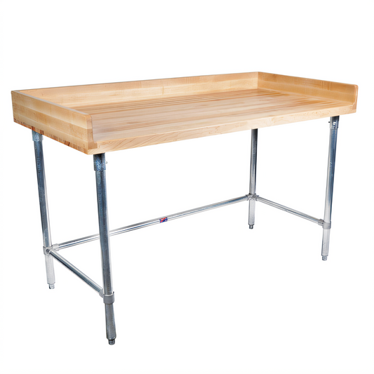 BK Resources MBTSOB-4830 Stainless Steel Prep Tables - MBTSOB-4830