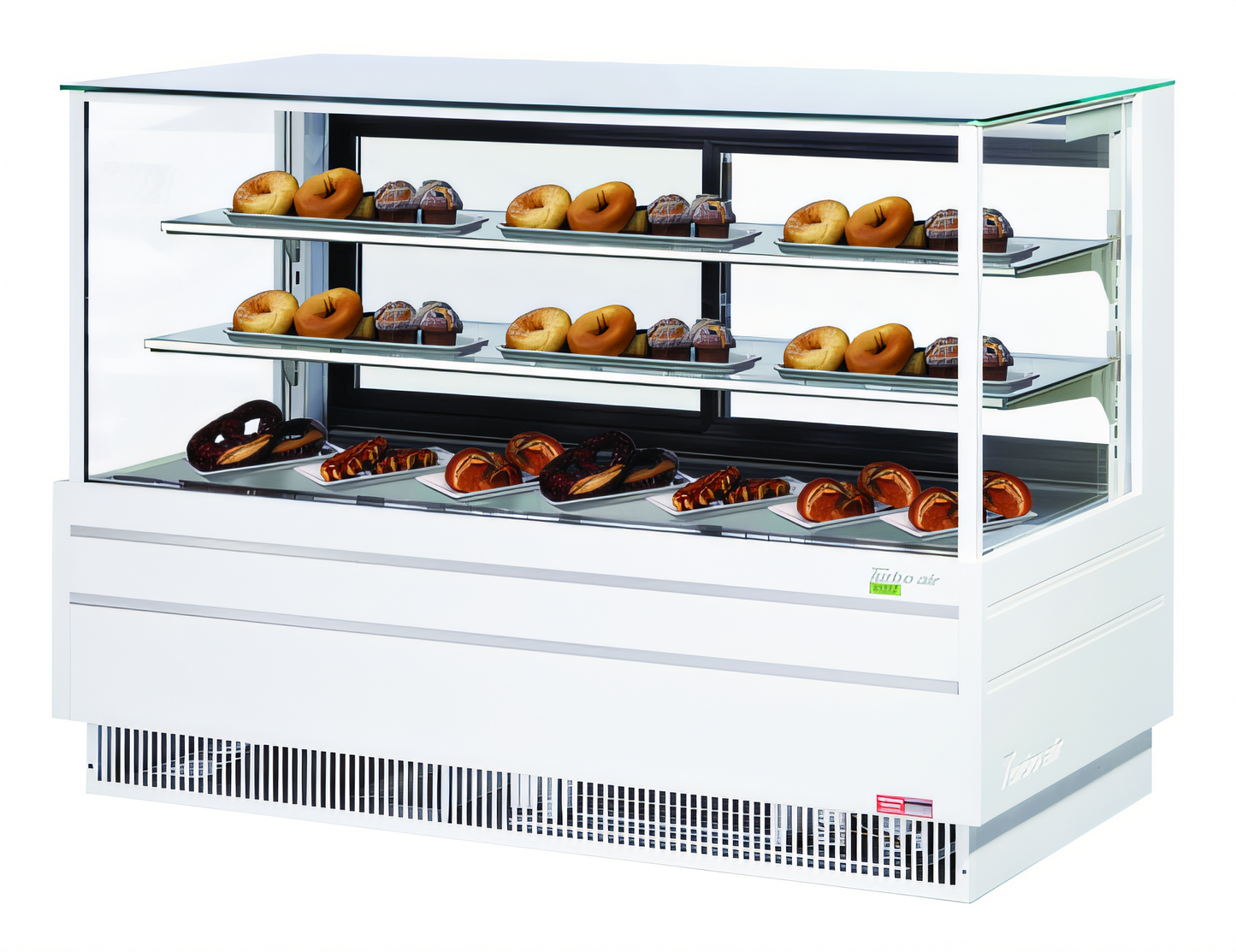 Turbo Air TCGB-72UF-DR-W(B) Pastry Display Cases